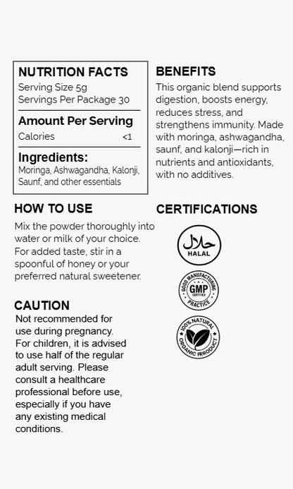 Moringa & Ashwagandha Super-Mix